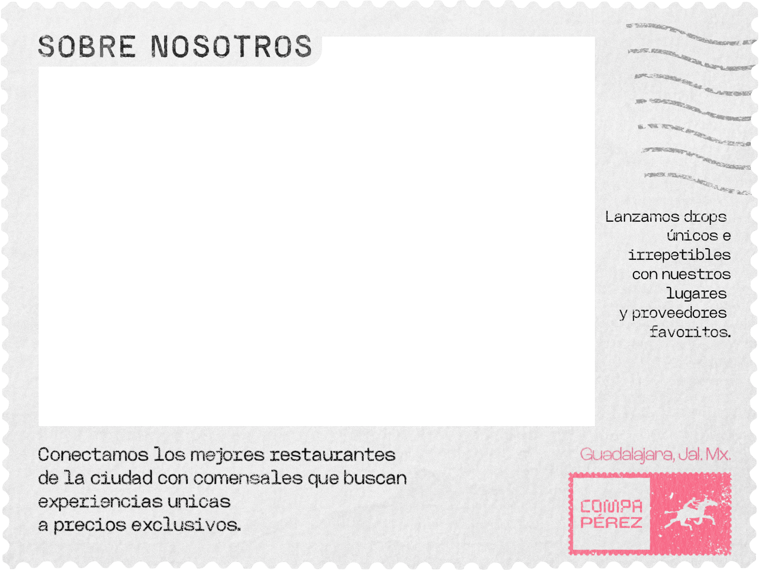 Postcard frame