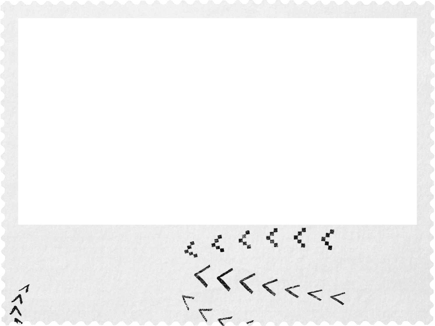Postcard frame